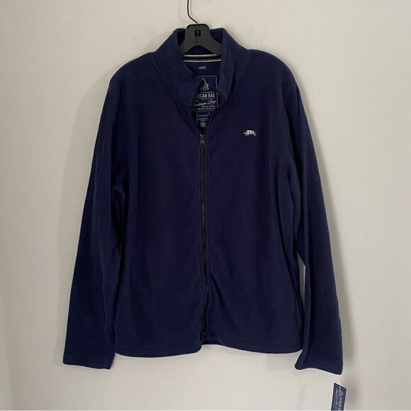American Rag Men’s Zipper Front Fleece Jacket Size L - Picture 1 of 3